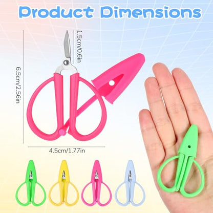 4 Pack Mini Scissors Set,Needlepoint Scissor Super Snips