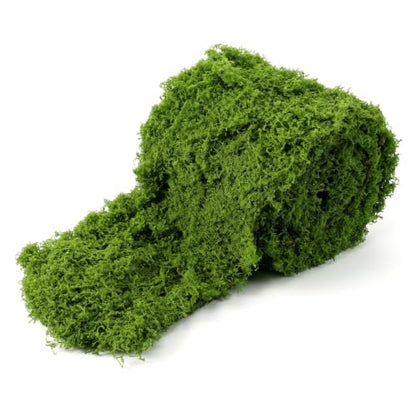 Fake Green Moss Mat for Decorating 10x120cm Artificial Green Moss | Table Runner Crafts Indoor 10x120cm