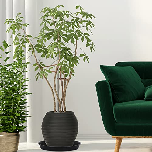 4 Pack 15 Inch Plant Saucer Plastic Plant Saucer Drip Trays Plant Saucers for Indoors Outdoor Plant (15 inch 4Pack) - color: 15 Inch 4pack