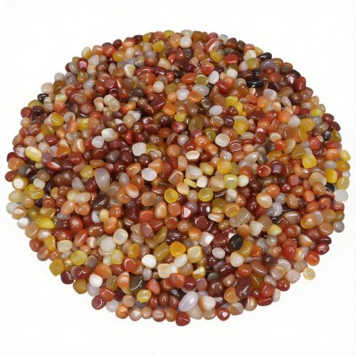 Decorative River Pebbles for Vase Fillers Aquarium Potted Plant Landscaping - color: Three Colors, size: 5 Pounds