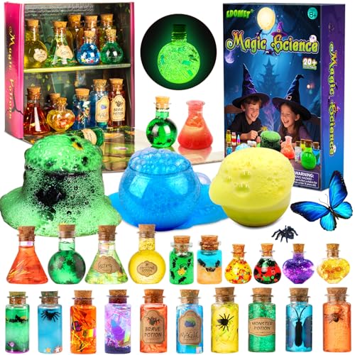 LDomet Science Magic Potions Kit for Kids Age 8-12 | 20+ Potion Experiments Making, Fairy Magic Potions Craft Kit, Creative Educational, Birthday Gift - color: Science