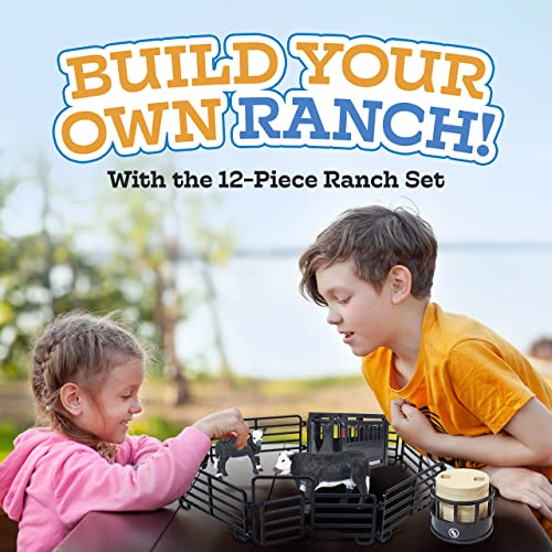 Big Country Toys 12-Piece Ranch Set - Farm Animal Toys for 3 Year Old Boys and Girls - Toy Figures & Playsets - style: 12-Piece Ranch Set