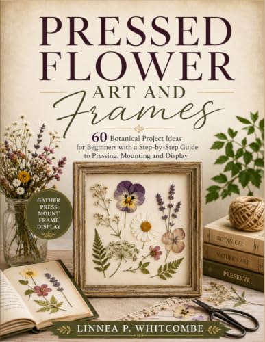 Pressed Flower Art And Frames: 60 Botanical Project Ideas for Beginners with a Step-by-Step Guide to Pressing, Mounting and Display