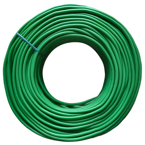 Soft Plant Tie Garden Plant Twist Tie TPR Plant Supply, for Supporting and Fixing Garden Planting Branches Vines, Stems, for Garden, Office, Home Organizing (164ft /3.5mm Diameter, Green) - size: 164ft