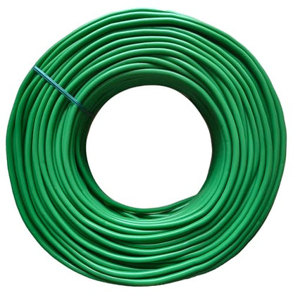 Soft Plant Tie Garden Plant Twist Tie TPR Plant Supply, for Supporting and Fixing Garden Planting Branches Vines, Stems, for Garden, Office, Home Organizing (164ft /3.5mm Diameter, Green) - size: 164ft
