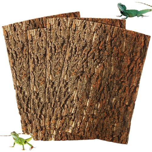 STARVAST 4PCS Cork Terrarium Background 15.7x11.8in for Reptile - size: 4PCS-15.7×11.8in