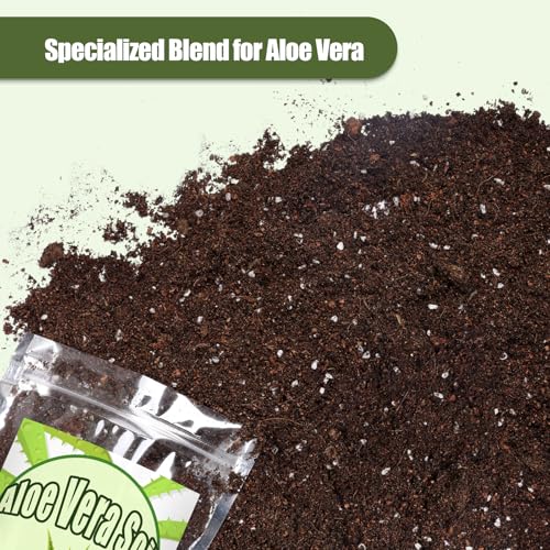 Doter Aloe Vera Potting Soil Mix 10qt, Ready to Use for Seedling and Growing of Aloe Vera Plants or Other Houseplants - size: 10qt