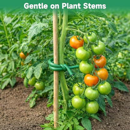 KINGLAKE Green Garden Wire with Pliers - 132 Feet 3.5mm Garden Ties Soft Plant Twist Ties Plant Wire for Climbing Plants Tomatoes Support Vines Vegetables Flowers Indoor & Outdoor Gardening Training - size: 3.5mm x 132ft