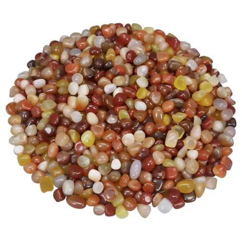 Decorative River Pebbles for Vase Fillers Aquarium Potted Plant Landscaping - color: Three Colors, size: 2 Pounds