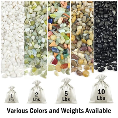 FANTIAN Jade Pebbles for Indoor Plants,1/4 Inch (3-6 MM) Polished Green Pea Gravel Small Rocks for Plants, Succulents, Cactus, Vases, Terrarium - size: 1 pound, style: Jade