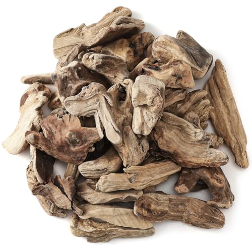 16oz Driftwood for Crafts and Decor, Mixed Size Driftwood Pieces Large Drift Wood Decor for Home Wedding Table DIY Art Beach Decoration, 2 Inches to 7 Inches in Length - size: 16oz, style: Craft Drift Wood 2-7 Inches