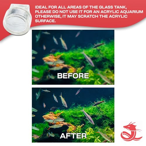 Chihiros Magnetic Aquarium Cleaner for 6-8mm Tank - Non-Slip and Scratch-Free Aquarium Magnetic Glass Cleaner - Floating Magnetic Fish Tank Cleaner - Aquarium Cleaning Tools - Mini - size: Mini