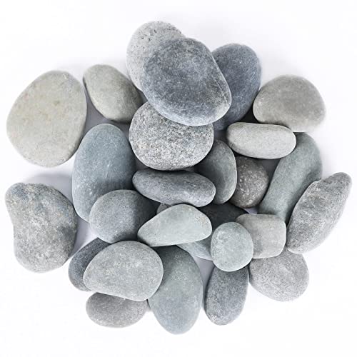 11LB Stones Pebbles River Rocks, 100% Natural Hand-Picked Premium Decorative Pebbles, Ideal for Garden Landscaping, Home Decor, Aquariums, Painting, Crafting and Gifts, Green - size: 11 Pounds, style: Green