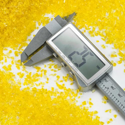Yellow Fine Crushed Glass for Resin Art & Crafts - color: Yellow
