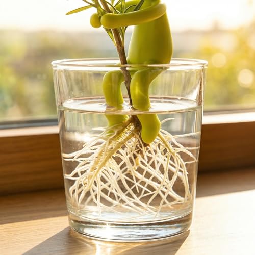 Plant Propagation Clips 12 Pack, Stem Cutting Support Holders for Tender Shoots & Cuttings, Small Plant Cloning/Propagation Assist Tool for Indoor Garden, Office & Small Spaces