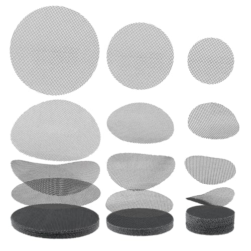 Drainage Mesh for Plant Pot Bonsai Mesh 2 3 4 Inch Assorted Sizes 100 Pcs - color: 100 Pcs, size: Round - 2/3/4" - Assortment Size