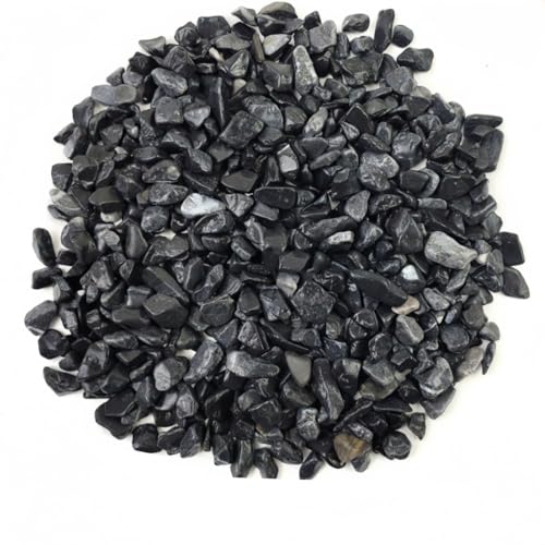 2.7 lbs Grey Mexican Beach Pebbles, 3/8 Inch Small Decorative River Rocks for Indoor Plants, Succulents, Vases, Fish Tanks, Aquariums, Garden Landscaping, Home Decor, and Outdoor Paving (Black) - color: black, size: 2.7lbs