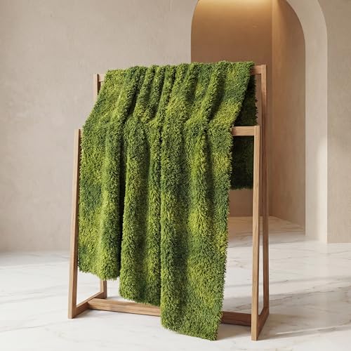 Artificial Moss Carpet 39.37x39.37 Inches - Yellow-Green Realistic Soft Fake Grass Mat, Moss Wall Panel for Indoor Outdoor Use, Patio Grass for Balcony Decor - color: Yellow-green
