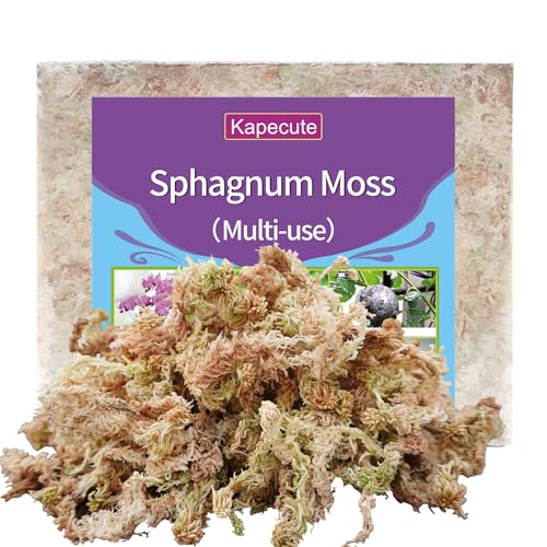 Sphagnum Moss 1.2 lb for DIY Moss Pole, Great Potting Mix for Indoor Plants, Help with Maintain Humidity - size: 19.2 oz