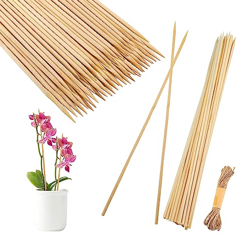 200 Pack Bamboo Plant Stakes, 12 inch - size: 12inch