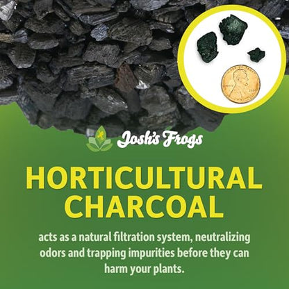 Josh's Frogs Sprig & Stone Horticultural Charcoal (1 Quart) - size: 1 Quart