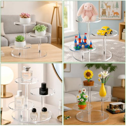 Display Stand for Lego Botanical Set,Clear Acrylic Display Stand for Collectibles and Home Decor,Exhibidor De Perfumes,Acrylic Plant Stand