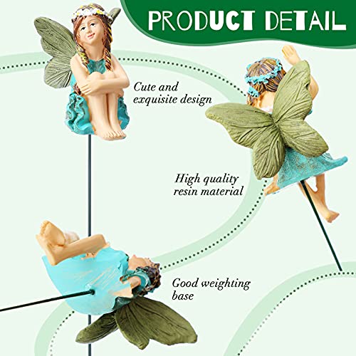 Jetec 10 Pcs Fairy Garden Fairies Figurines Miniature,Classic Color - color: Classic Color