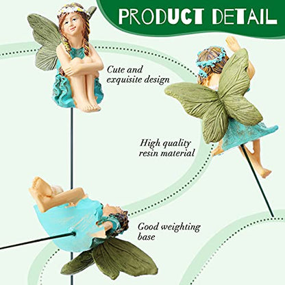Jetec 10 Pcs Fairy Garden Fairies Figurines Miniature,Classic Color - color: Classic Color