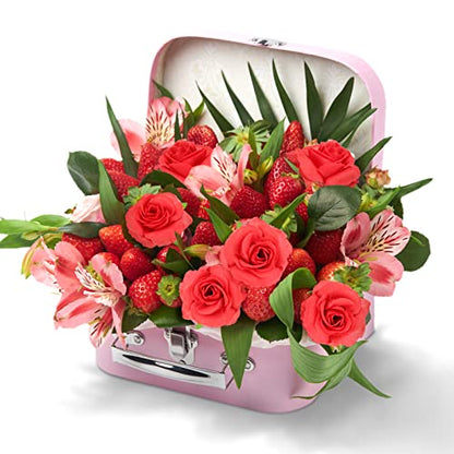 Kesote 50pcs Red Roses Artificial Flowers Bulk, 1.6" Small Silk Fake Roses - color: Red