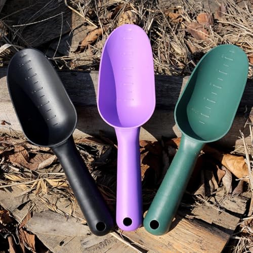 3 Pcs Garden Trowel Set, Heavy Duty Thickened Transplanting Shovel for Planting – Mini Succulent Soil Scoop for Indoor Outdoor Gardening