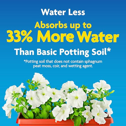 Miracle-Gro Moisture Control Potting Mix, 16 qt. (2-Pack) - size: 2-Pack, style: 16 qt.