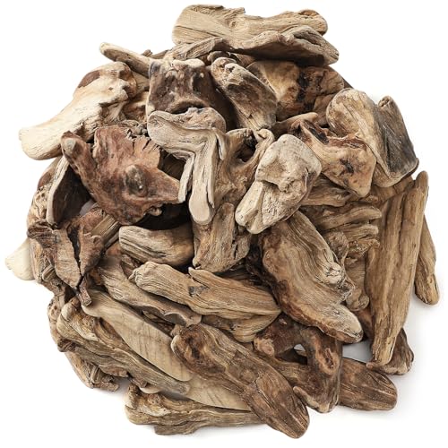 32oz Driftwood for Crafts and Decor, Mixed Size Driftwood Pieces Large Drift Wood Decor for Home Wedding Table DIY Art Beach Decoration, 2 Inches to 7 Inches in Length - size: 32oz, style: Craft Drift Wood 2-7 Inches