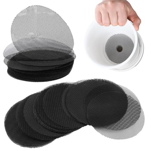 50Pcs Flower Pot Hole Mesh Pads 4 inch Round