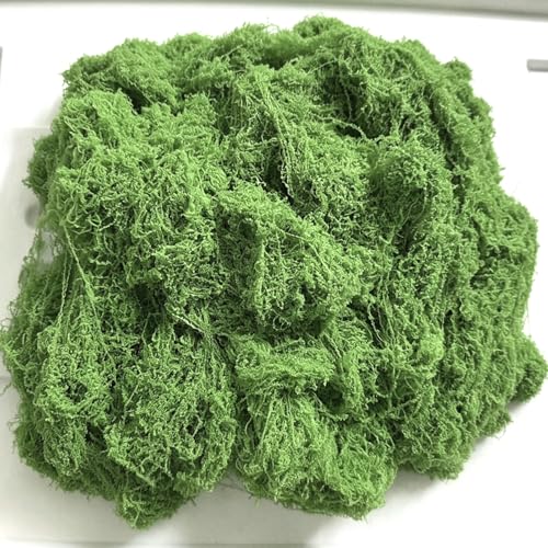 Fake Green Moss for Potted Plants 17.63OZ (500g), Artificial Moss for Crafts DIY Fairy Gardens Wedding Party, Faux Moss for Floral Arrangements,Micro-Landscape Table Centerpieces Filler Decor
