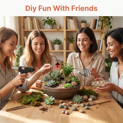 7PCS Miniature Garden Stakes, Dollhouse Lantern Garden Stake | Miniature Street Light Decorative Potted Plant Stake, Garden Fairy Lantern for Pot Micro Landscape Indoor Outdoor Plant Decor