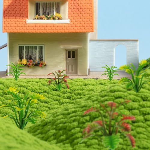 6 PCS Model Trees Miniature Plants for Fairy Garden Diorama Train Scenery Micro Landscape Decors