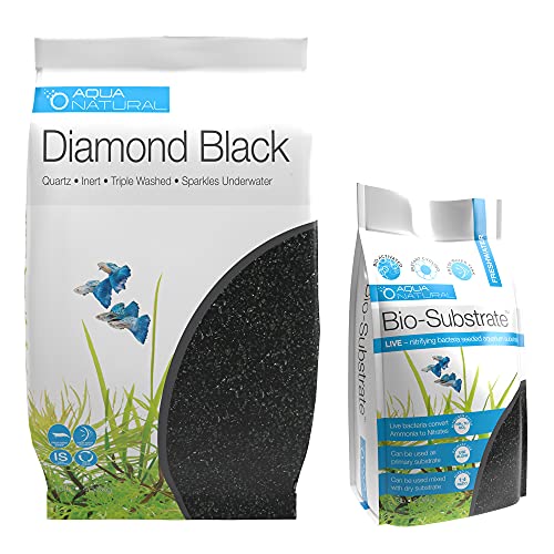 Aqua Natural Bio Substrate and Dry Substrate Kit, Diamond Black - color: Diamond Black