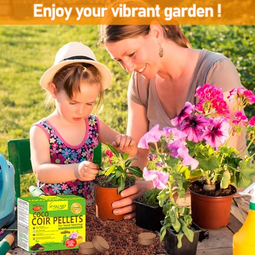 Legigo 50 Pcs 30mm Coco Coir Pellets Organic Seed Starter Soil Potting Mix - size: 30mm
