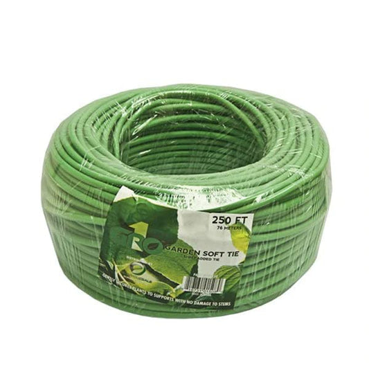 Grow1 Garden Soft Tie 50ft Plant Support Wire 5mm Padded Reusable Tie for Stems Trellis Netting and Garden Stakes