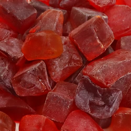5LB Frosted Sea Glass Vase Fillers, Crushed Glass Pieces for Home Decor, Aquarium Gravels, Beach Wedding, 0.7-3 Inch Red - color: Red
