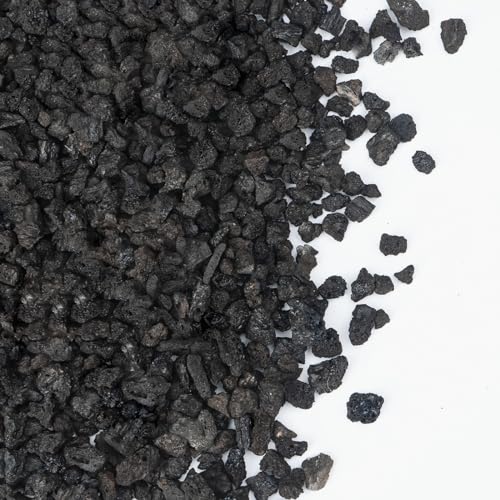 Pulovin 5 lbs Pebbles for Indoor Plants, Succulent, Cactus, 1/5 Inch Small Lava Rock for Plants Drainage, Natural Horticultural Volcanic Rock, Top-Dressing - color: Black