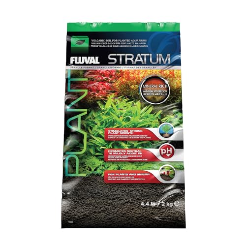 Fluval 12693 Plant and Shrimp Stratum for Freshwater Fish Tanks, 4.4 lbs. - color: Stratum, size: 4.4 Pound (Pack of 1)