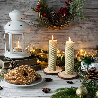 Giegxin 15 Pcs Unfinished Wood Slices for Centerpieces Baby Shower Wedding Party Centerpieces Woodland DIY Circles Crafts Wedding Table Decor Ornament(3.5-4 Inch) - size: 3.5-4 Inch