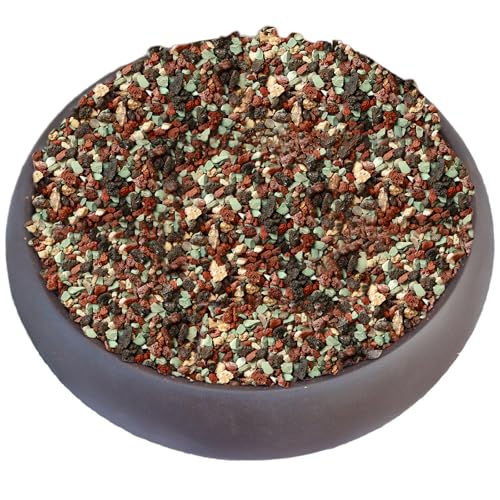 18 Pounds Mix Horticultural Lava Rocks, 3-6 mm Lava Rocks for Plants, Bonsai Rocks Horticultural Grit Soil Cover Gravel for Succulents and Hydroponics, Fairy Gardening, Top Dressing, Plant Drainage - size: 0.15-0.24 inch, style: Mix lava/ 18 pounds