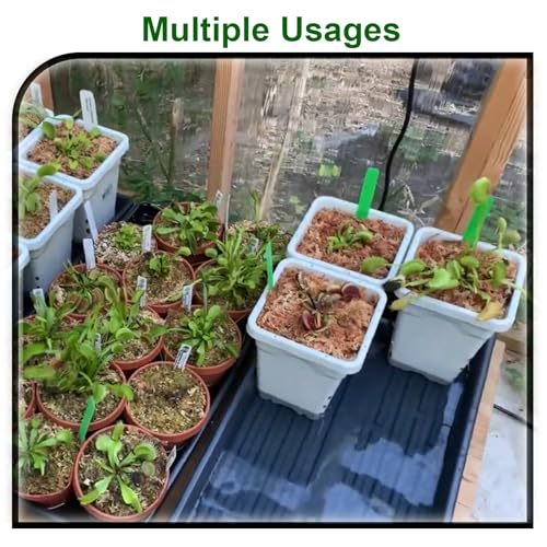 HG5X5SW 5"x5" Square White Pot, 7" Tall Pack of 36 - size: 5"x 5"-36PCS