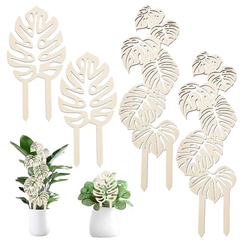 OLYCRAFT 4Pcs Wood Plant Trellis for Climbing Plants Potted Plants Support