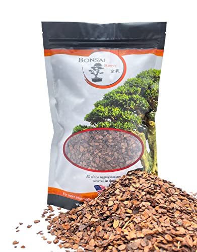 Pine Bark Nugget Fines | 2qt | ¼” Particle Size | Great for Bonsai, Succulents, Cactus, Orchids| The Bonsai Supply - size: 2qt