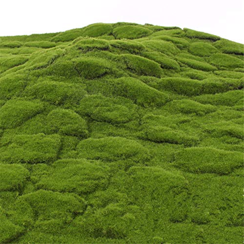 Artificial Moss Grass Turf Lawn,39inch DIY Artificial Grass Rug | Wedding Home Backyard Balcony Terrace TV Wall Indoor Outdoor Decor - color: Bulging