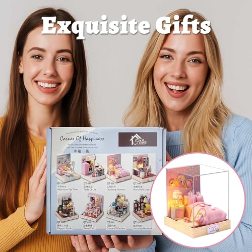 Flever Dollhouse Miniature DIY House Kit Creative Room with Furniture for Romantic Artwork Gift (Crushing Moment) - color: Crushing Moment