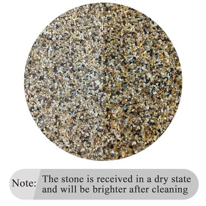 FANTIAN 20 lbs Fish Tank Sand, 1/16 Inch Aquarium Sand Gravel | Natural Coarse Sand, Decorative Pea Gravel River Rocks for Air Plants, Vase Fillers, Landscaping, Succulent Soil Cover - size: 1/16 Inch